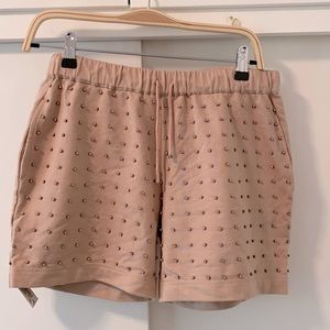 Markus Lupfer Studded Cotton Shorts
